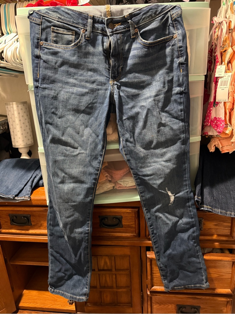 Sonoma Straight-Leg Women's Jeans in Medium Blue Wash